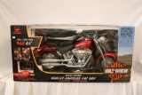 Harley Davidson Fat Boy, Radio-Controlled, New Bright Toys, boxed