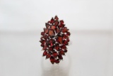 8.02 ct Genuine Garnet Estate Ring