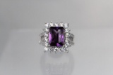 6.78 ct Amethyst Estate Ring