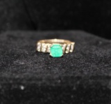 2.28 ct Genuine Emerald Diamond Ring