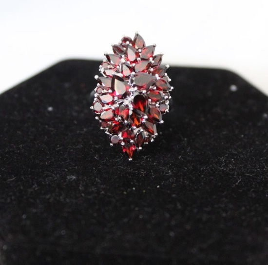 8.68ct Genuine Garnet Estate Ring