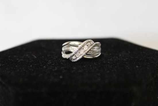 Tiffany Style Diamond Dinner Ring