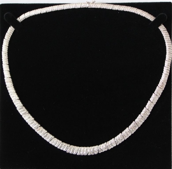 2ct Diamond Eternity Necklace