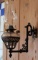 A Iron Wall Mounted Oil Lamp