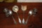 4 Pieces Sterling Silver Flatware & Sterling Salt & Pepper