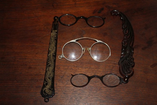 3 Vintage Eye Glasses