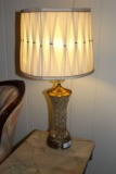 Pair of Crystal Table Lamps