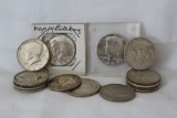 16 Kennedy Silver Half Dollars