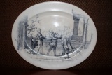 Porcelain Platter Medieval Pattern WB& Sons