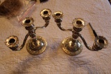 Pair of Silver Plated Candelabra