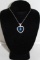 Blue Topaz Sweetheart Necklace