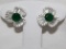 3.48ct Emerald Earrings