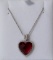 4ct Ruby Sweetheart Necklace