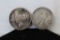 (2)Peace Silver Dollars 1922 and 1923