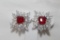 3.48ct Ruby Estate Earrings