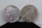 (2)Peace Silver Dollars 1922 and 1924