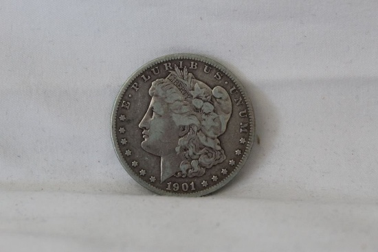 1901- O Morgan Silver Dollar VF
