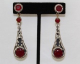 Ruby Estate Earrings