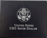 1991 USO Silver Dollar BU