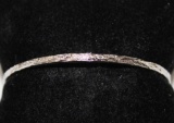 Silver Bangle Bracelet