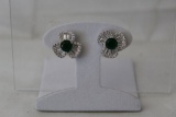 4.20ct Emerald Estate Earrings