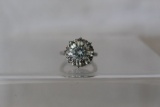 2.88ct Genuine Aquamarine Dinner Ring