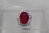 8.12ct Ruby Estate Ring