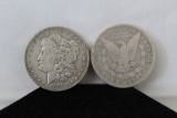 (2)Morgan Silver Dollars 1889-O and 1901-O