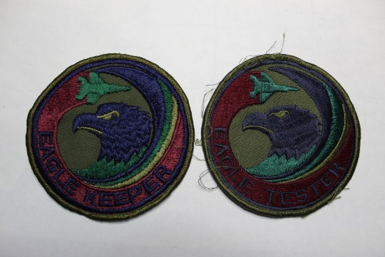 Vintage F-15 Eagle Keeper & Tester Uniform Patches