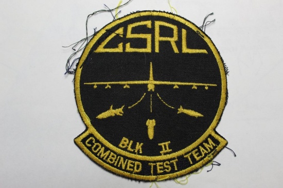 Vintage CSRL BLKII Combined Test Team Uniform Patch