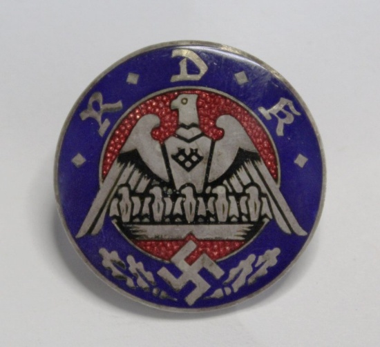 German Nazi State Federation for Large Families RDK Pin Badge