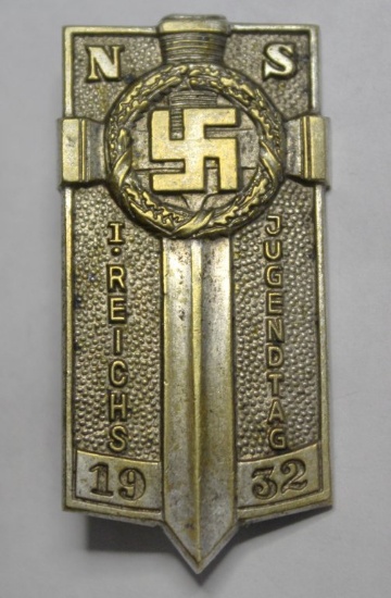 German 1932 Potsdam NS-Reichjugendtag Commemorative Badge