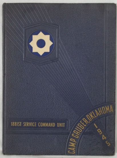 1945 Camp Graber, OK 1181st ervice Command Unit Book