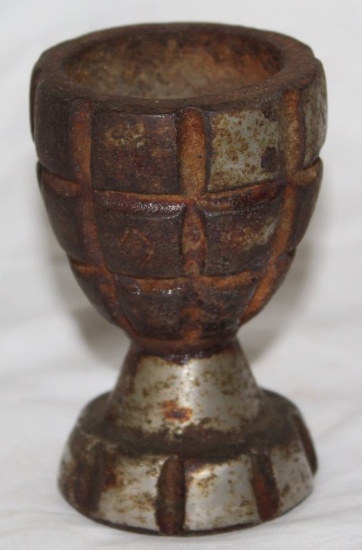 WWII Trench Art Grenade Candle Holder