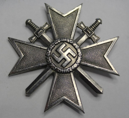 German Nazi WWII Merit Cross w/2 Swords Badge