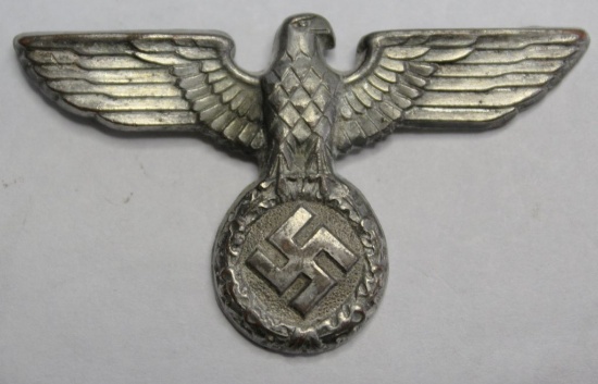 German Nazi WWII Hat Eagle Badge