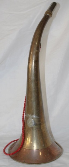 Parade Horn w/Luftwaffee, Eagle & Swastika