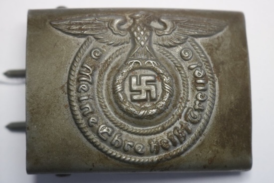 German Nazi SS EM Steel Belt Buckle