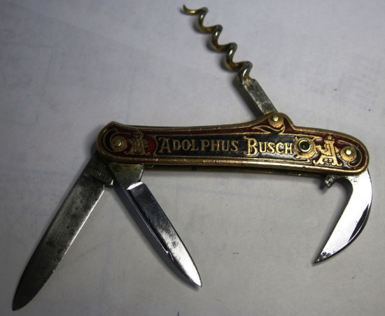 Adolphus Bush Stanhope Corkscrew Pocketknife