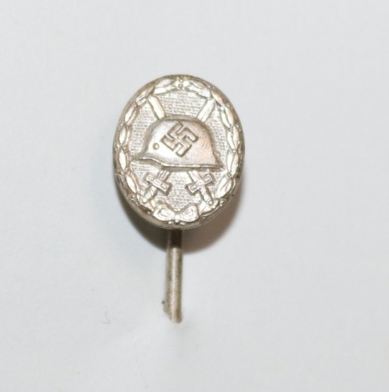 German WWII Silver Wound Badge Stick Pin