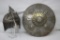 Katara Motif Indian Iron Helmet & Shield Set