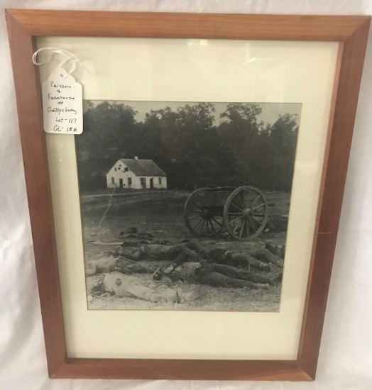 Caisson & Farmhouse at Gettysburg