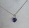 Tanzanite Heart Necklace