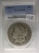 1879-CC Silver Morgan U.S. graded dollar coin