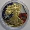 2015 Silver, $1 Texas, U.S. Flags, American Eagle dollar U.S. Coin
