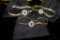 3 Genuine Amethyst Bracelets