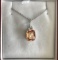 3ct Morganite Dinner Necklace