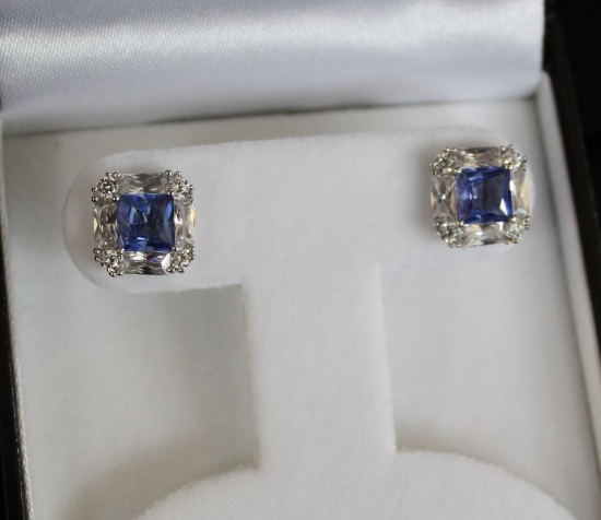 Tanzanite Estate Earrings