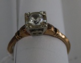 Ladies 14k Gold Diamond Ring