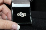 Brilliant White Sapphire Ring